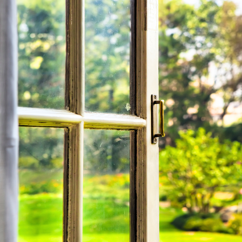 An image of an open window